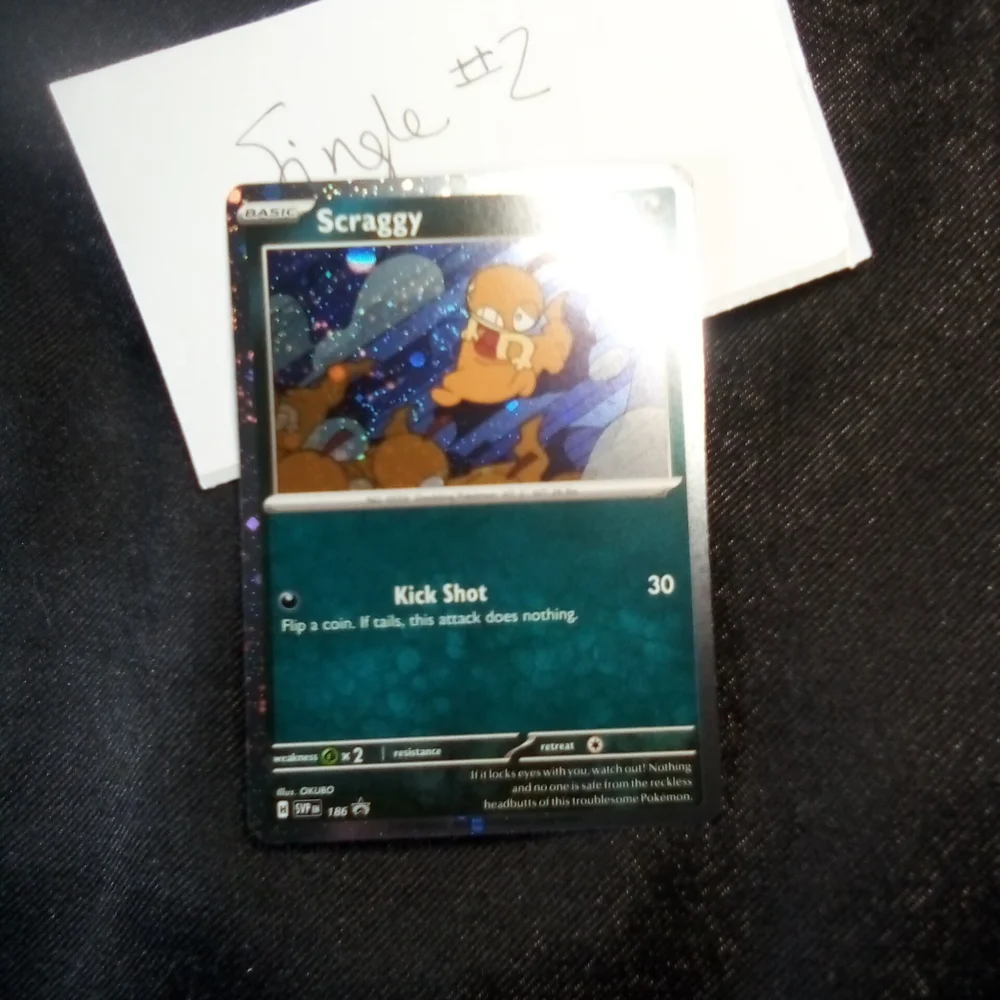 DOUBLE🍥🍥 SWIRL Plus 2 More Swirl Black Star Promo Cosmo Scraggy SVP 186 Cards